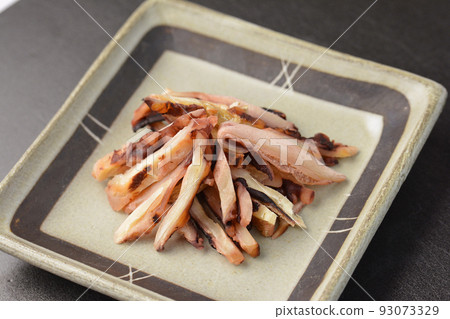 Hokkaido grilled squid delicacy Hokkaido grilled squid delicacy 93073329
