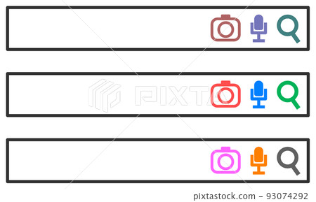 網絡語音搜索和圖像搜索的搜索窗口圖示 網絡語音搜索和圖像搜索的搜索窗口圖示 93074292