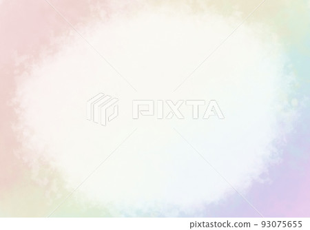rainbow watercolor frame 93075655