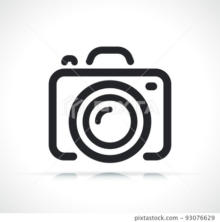 camera or photocamera line icon 93076629