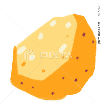fries potatoes breakfast food set elements hand drawn doodle minimal style pastel color illustration 93077610