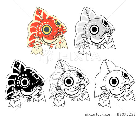 金魚 Nebuta 的手繪插圖 93079255