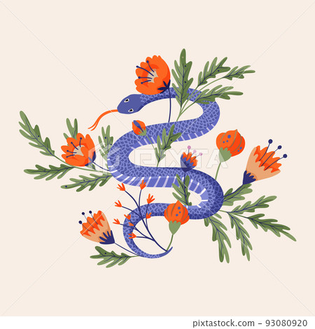 Snakes illustrations vector design 93080920