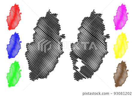 Nottinghamshire map vector Nottinghamshire map vector 93081202