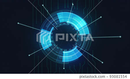 Show UI Security Systems Digital Technology Futuristic Hud Background Show UI Security Systems Digital Technology Futuristic Hud Background 93081554
