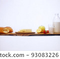 Image of breakfast seen from the table 93083226