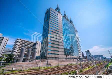Cityscape of Kawasaki, Japan View of the NTT DoCoMo Kawasaki Building in front of Kawasaki Station Cityscape of Kawasaki, Japan View of the NTT DoCoMo Kawasaki Building in front of Kawasaki Station 93083303