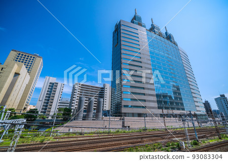 Cityscape of Kawasaki, Japan View of the NTT DoCoMo Kawasaki Building in front of Kawasaki Station Cityscape of Kawasaki, Japan View of the NTT DoCoMo Kawasaki Building in front of Kawasaki Station 93083304