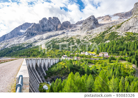 Dam of Lago di Fedaia and Marmolada 93083326