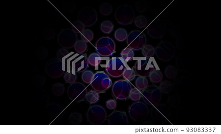 4k illustration background bubbles bubble darkness black red red black virtual background metaverse background 93083337