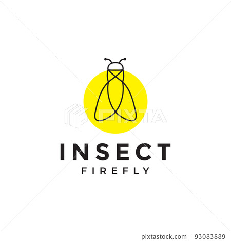 Free Vector | Firefly branding logo template