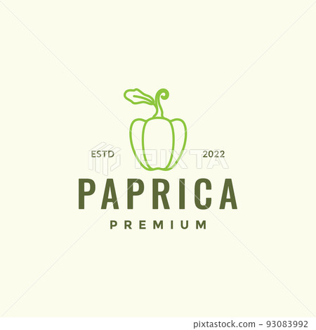 hipster colored paprika logo design hipster colored paprika logo design 93083992
