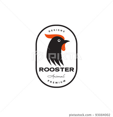 Australorp rooster chicken logo badge Australorp rooster chicken logo badge 93084002