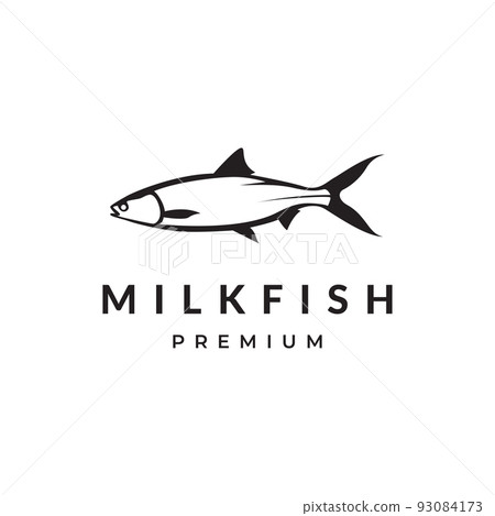 isolated milkfish logo design vector 93084173