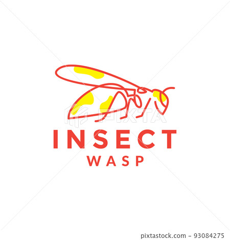 lines abstract insect wasp logo design lines abstract insect wasp logo design 93084275