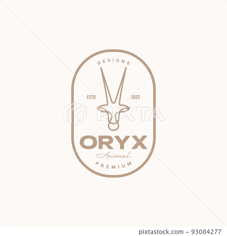skull oryx logo design badge skull oryx logo design badge 93084277