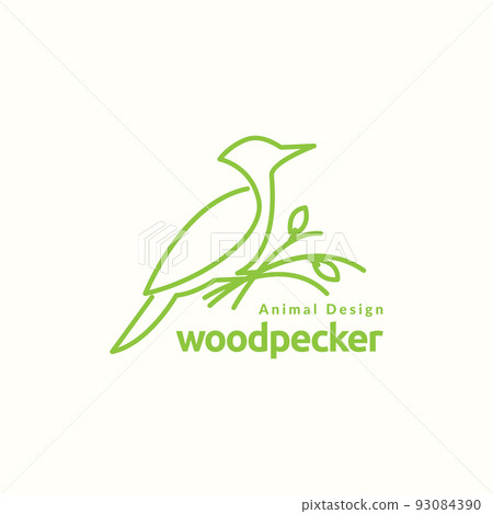 Woodpecker Lodge – Logo Design – EMMI HYVÄRINEN | VISUAL ARTIST