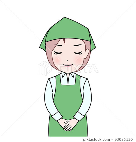 supermarket staff woman 93085130