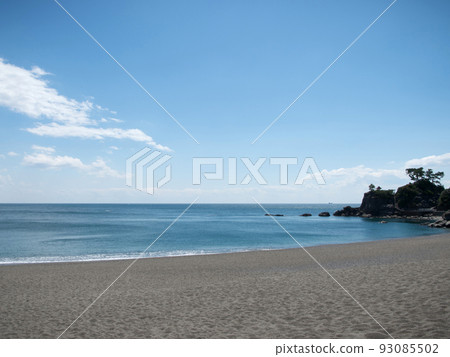 Katsurahama, Kochi Prefecture, Kochi City, Sand Beach, Blue Sky 93085502