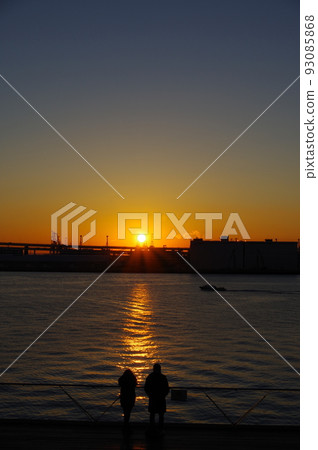 橫濱的日出(1月)地點:大山橋(神奈川縣橫濱市) 橫濱的日出(1月)地點:大山橋(神奈川縣橫濱市) 93085868