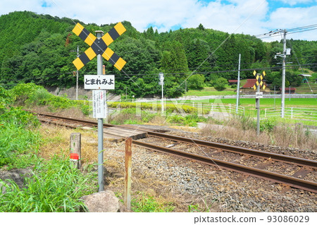 Type 4 railroad crossing Geibi Line Yokoro railroad crossing 3 Niimi City, Okayama Prefecture 93086029