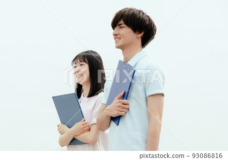 看護者的男女 [戶外] 93086816