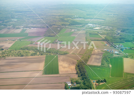 A view from above Hokkaido (near New Chitose Airport) A view from above Hokkaido (near New Chitose Airport) 93087597