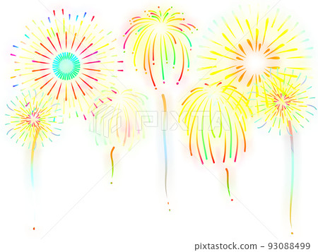 illustration without fireworks background 93088499