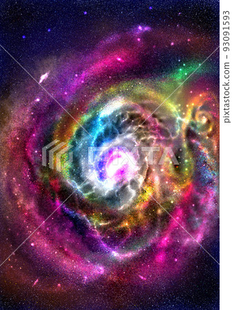 Galactic collision Galactic collision 93091593