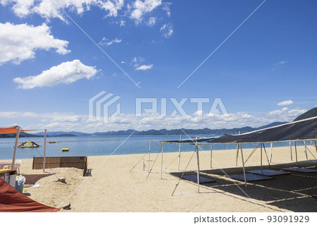 Scenery of Setoda Sunset Beach in Ikuchijima, Seto Inland Sea Scenery of Setoda Sunset Beach in Ikuchijima, Seto Inland Sea 93091929
