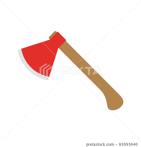 Axe isolated on white background Axe isolated on white background 93093640