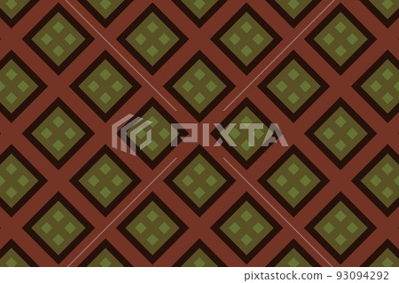 Simple ornamental pattern, textile print. Pattern for fabric and trellis. Geometric pattern. Seamless surface. Minimalist wallpaper. 93094292
