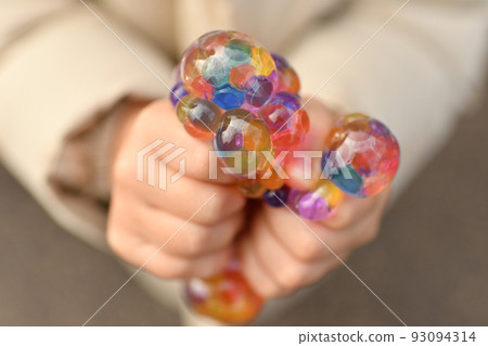 Antistress toy mesh ball filled with hydrogel Orbeez Antistress toy mesh ball filled with hydrogel Orbeez 93094314