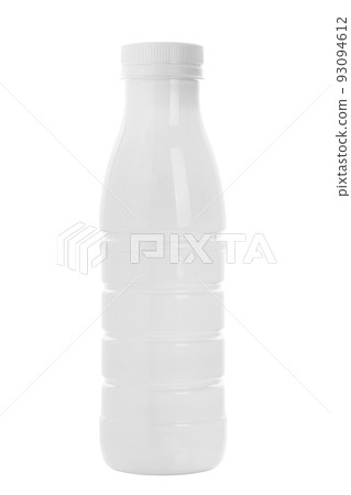 Bottle of kefir or fresh milk isolated on white background. Design element. Bottle of kefir or fresh milk isolated on white background. Design element. 93094612