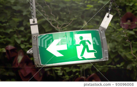 Emergency exit sign 93096008