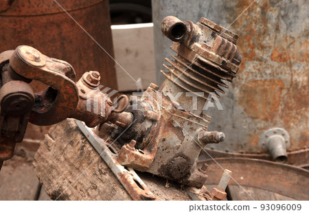 Rusty part of a vehicle Rusty part of a vehicle 93096009