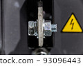 Ground electric cable with master terminal bar.  93096443