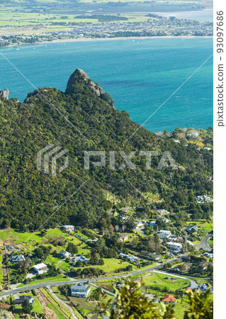 Whangarei Bay seen from the top of Mount Manaia in Whangarei Heads, New Zealand Whangarei Bay seen from the top of Mount Manaia in Whangarei Heads, New Zealand 93097686