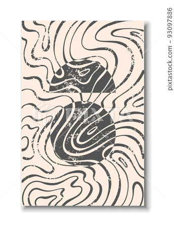 Poster with abstract geometric patterns Poster with abstract geometric patterns 93097886
