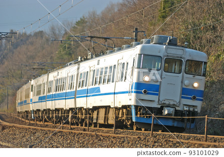 北陸本線椿田栗良JR西413系B09編隊+475系A06編隊(金澤) 北陸本線椿田栗良JR西413系B09編隊+475系A06編隊(金澤) 93101029