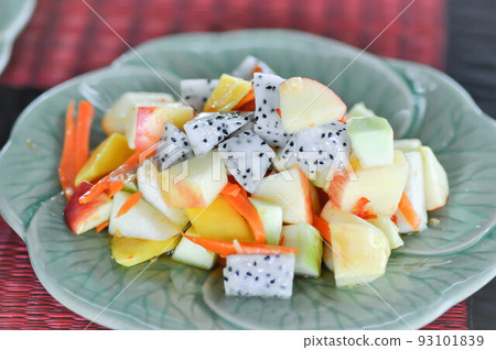 fruit salad, apple and dragon fruit salad or fruit and vegetable salad fruit salad, apple and dragon fruit salad or fruit and vegetable salad 93101839