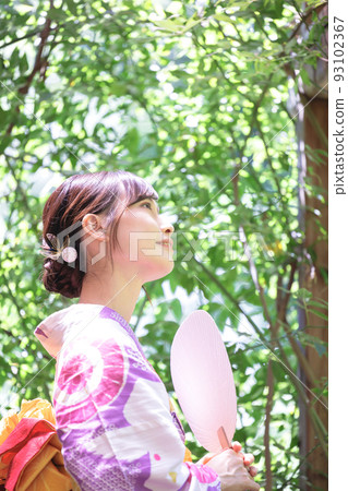 浴衣女性肖像 浴衣女性肖像 93102367