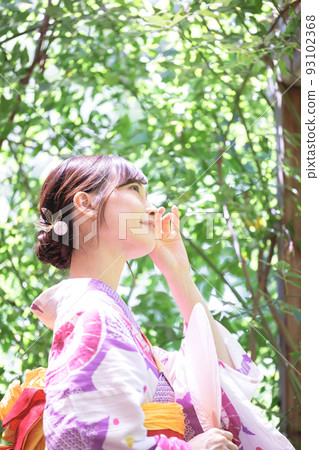 浴衣女性肖像 浴衣女性肖像 93102368
