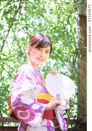 Yukata female portrait Yukata female portrait 93103673