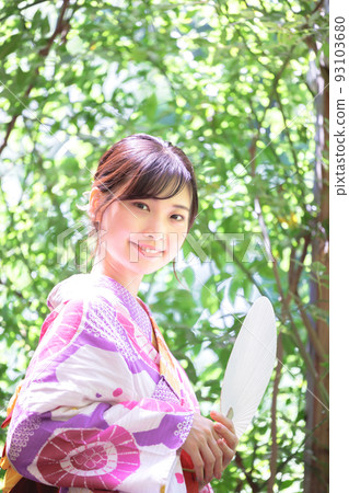 Yukata female portrait Yukata female portrait 93103680