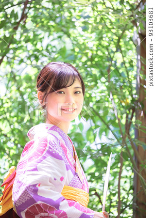 Yukata female portrait Yukata female portrait 93103681