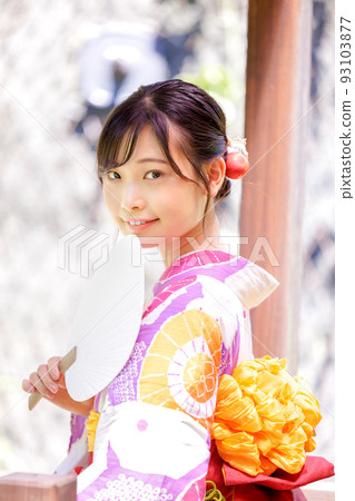 Yukata female portrait Yukata female portrait 93103877