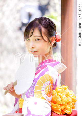 Yukata female portrait Yukata female portrait 93103878