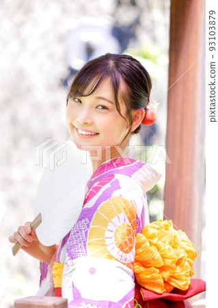 Yukata female portrait Yukata female portrait 93103879