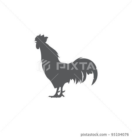Rooster logo icon. cock illustration Rooster logo icon. cock illustration 93104076